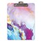 Better Office Products Fashion Clipboard, Abstract Art Design, A4 Ltr Size, 125in x 9in Wooden Clipboard, Low Profile Clip 45038 - alternate 1